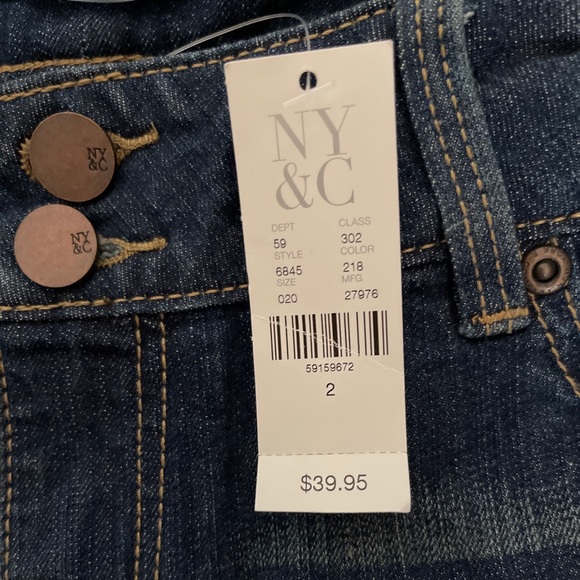 NY&C Denim Shorts- Size 2, Never been worn! - Picture 6 of 7
